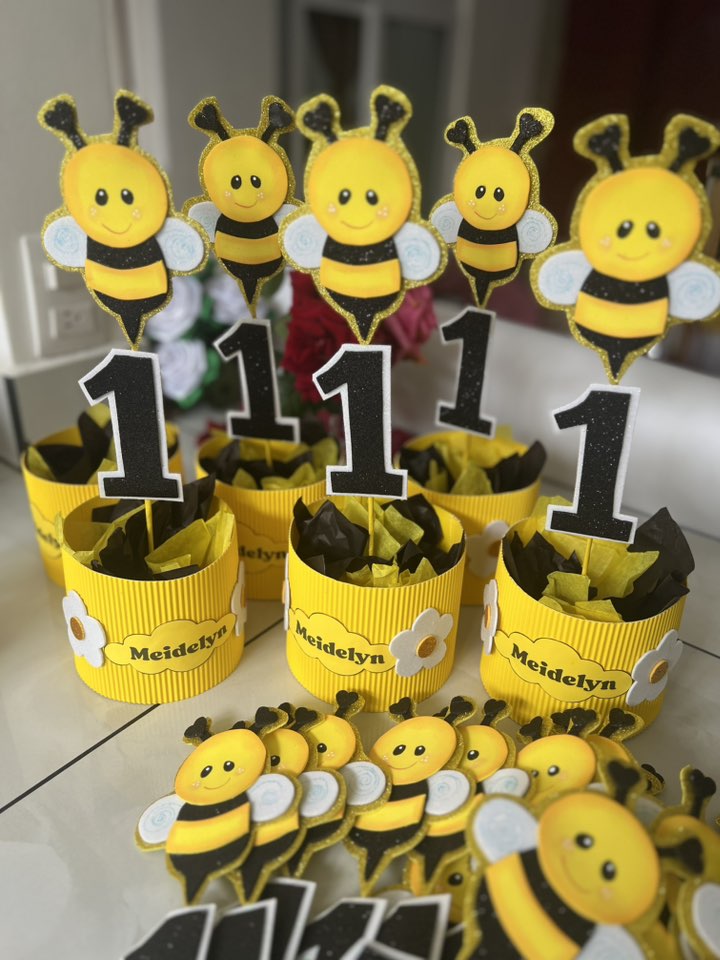 Figuras de foamy - Centros de mesa