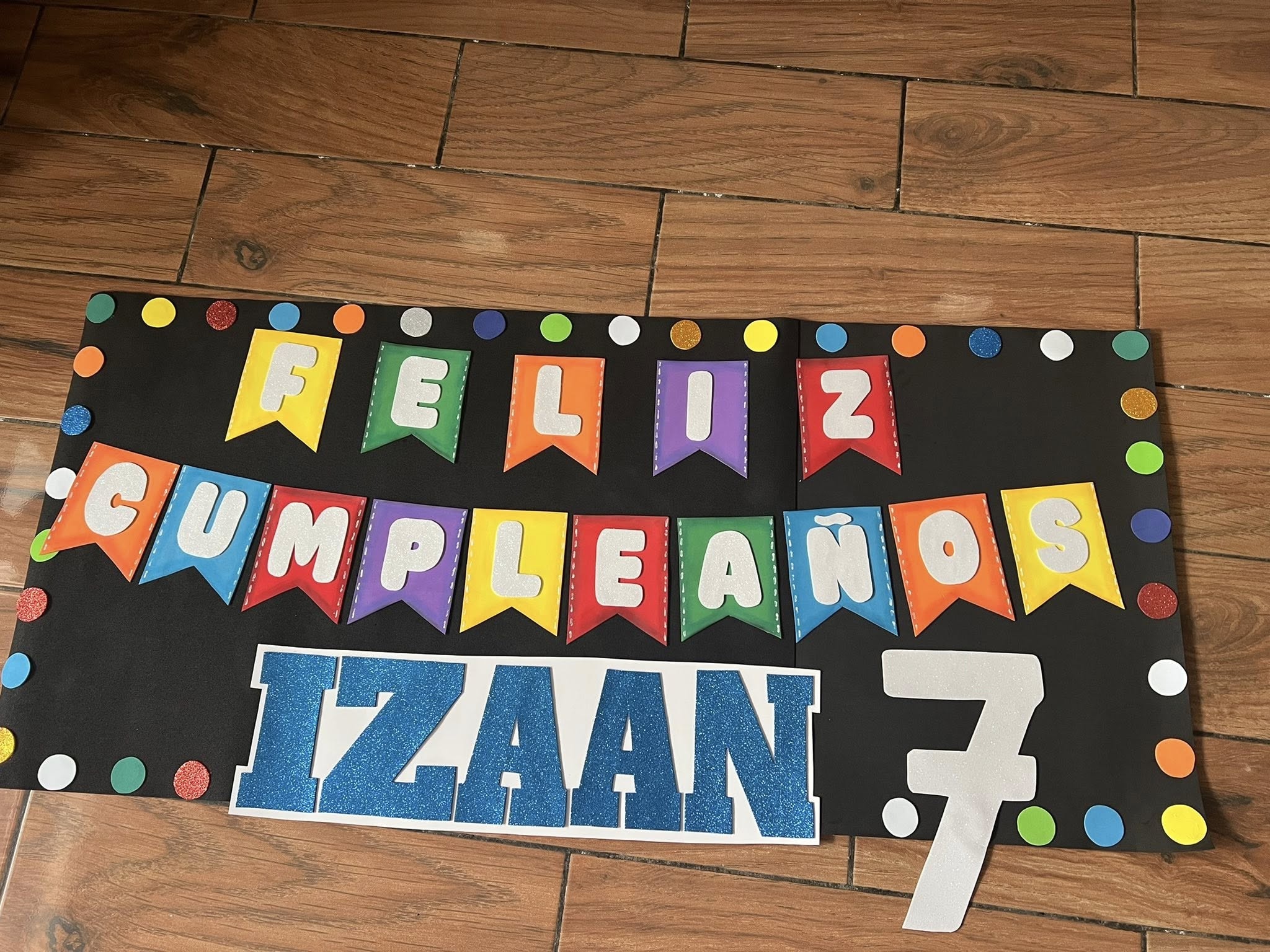 Figuras de foamy - Letra cumpleaños